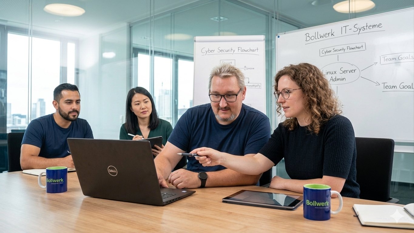Symbolbild: Team bei einer Besprechung am Laptop